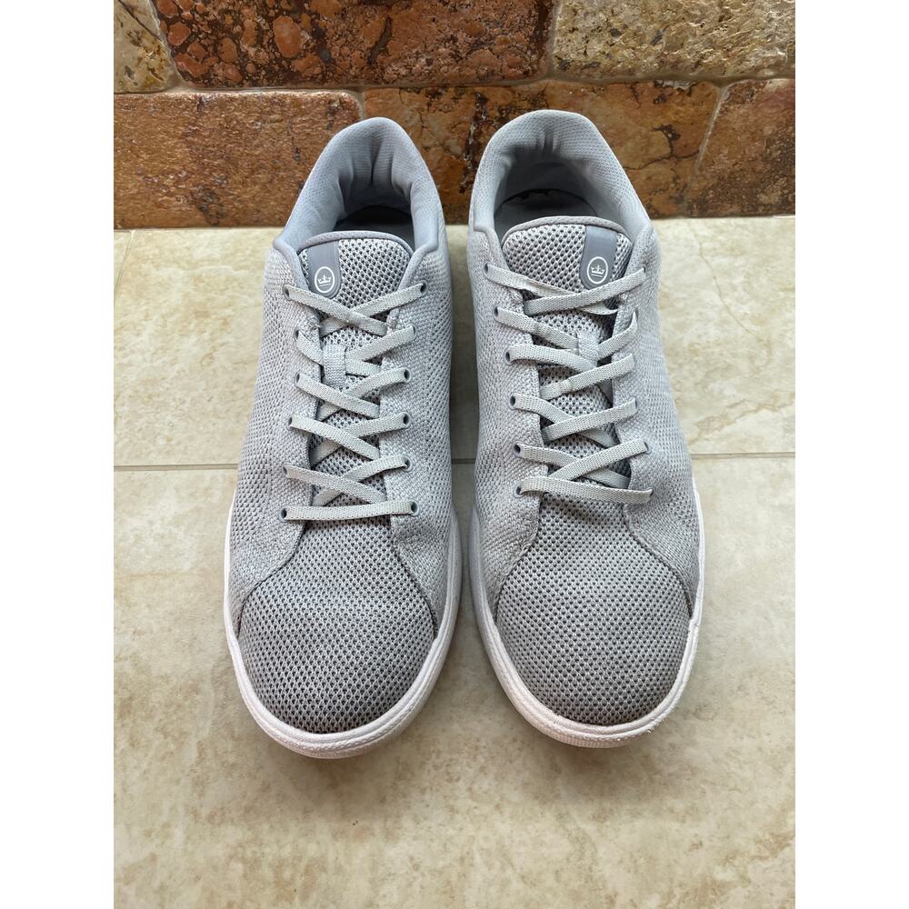 Peter Millar Sneaker Size 12 Gray Knit Lace Up Comfort Shoes Mens Lightweight - Picture 2 of 13